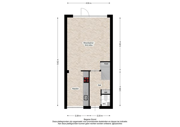 Floorplan - Verschoorstraat 8, 7425 BJ Deventer